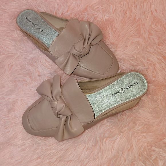 𝅺TREASURE & Bond bow Tie Slip on Shoes - Picture 2 of 7